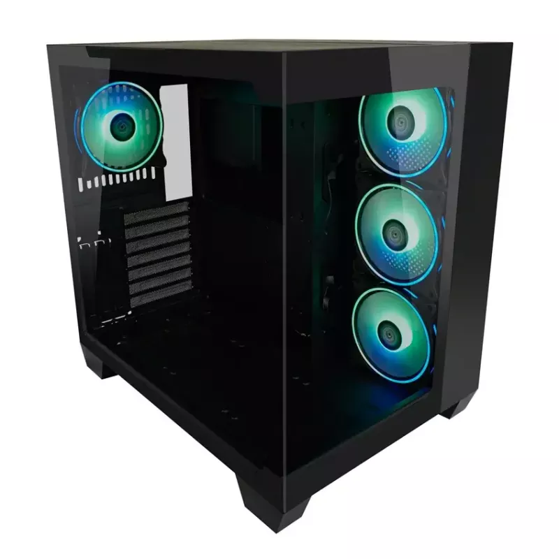 Datorkorpuss LC-Power 809B Midi Tower Melns