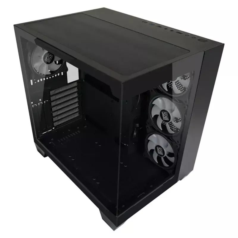 Datorkorpuss LC-Power 809B Midi Tower Melns