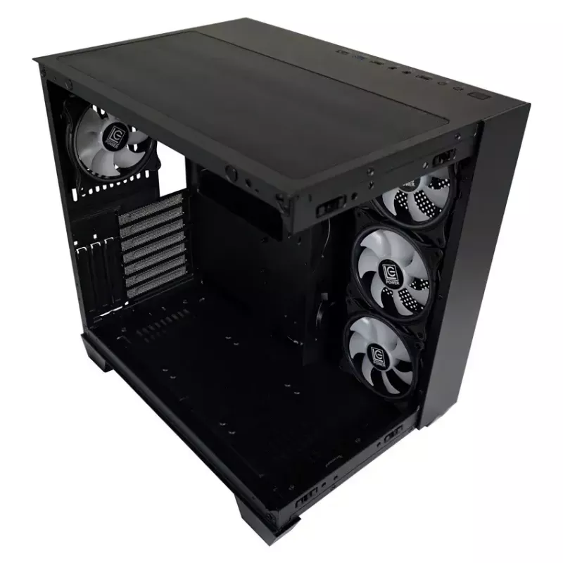 Datorkorpuss LC-Power 809B Midi Tower Melns