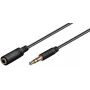 Microconnect AUDLG05G audio kabelis 0,5 m 3,5mm melns