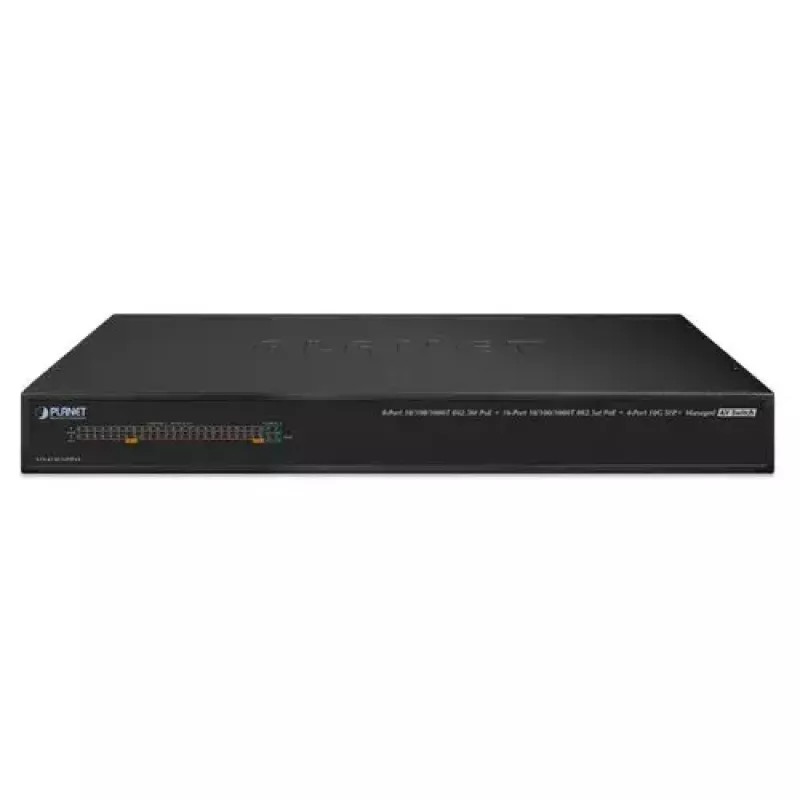 Pārvaldāms slēdzis PLANET AVS-4210-24HP4X 24 pieslēgvietas 10G Ethernet PoE