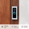 Video domofona sistēma RING B0B2BNM4PV — bezvadu, 1920×1080 maksimālais video, niķeļa apdare, Wi‑Fi (802.11b/g/n/ax)