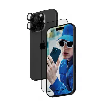 PanzerGlass 2-in-1 komplekts iPhone '24 6.3 collas Pro B2862+1284