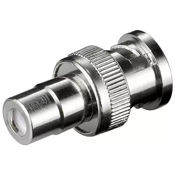 Microconnect BNCRCAADAPTOR1 savienotāju adapteris BNC RCA Metālisks
