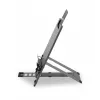 BakkerElkhuizen Ergo-Q Hybrid Pro, Laptop statīvs, Melns, Tumši pelēks, Alumīnijs, Gumija, Tērauds, 25,4 cm (10 collas), 40,6 cm (16 collas), 25,4 cm (10 collas)
