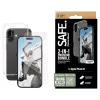 PanzerGlass SAFE. by ® 2-in-1 aizsardzības komplekts iPhone 16, Apple, Apple - iPhone 16, sausā uzklāšana, izturīgs pret skrāpējumiem, triecienizturīgs, caurspīdīgs, 1 gab.