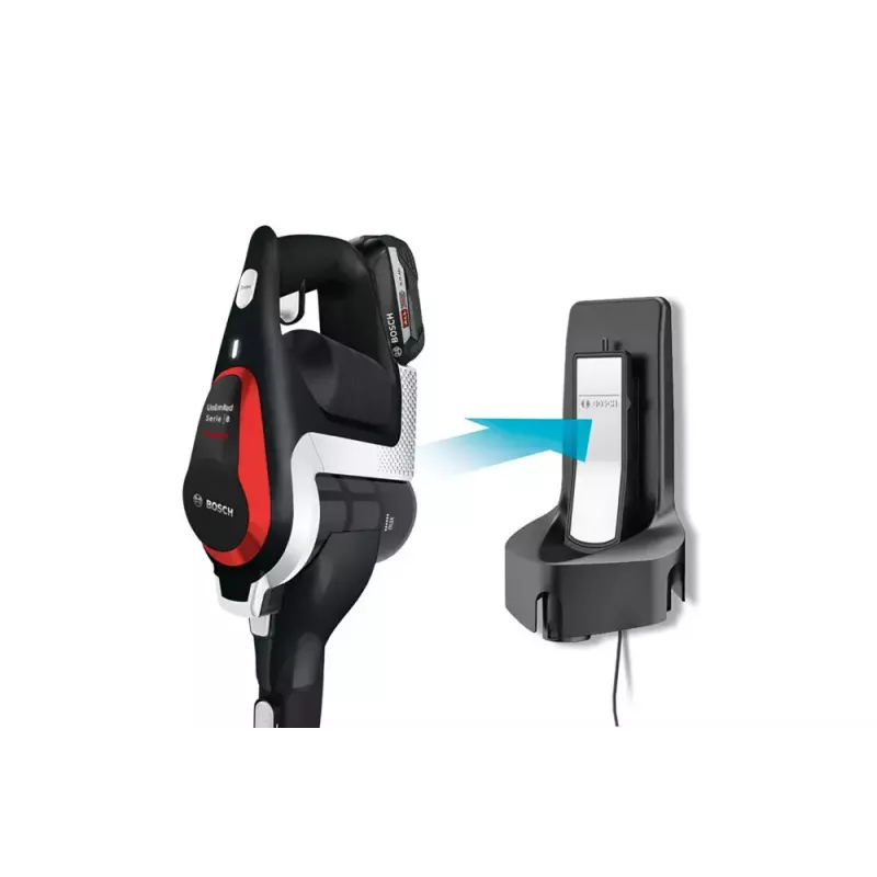 Bosch BSS81POW1 stick vacuum/electric broom baterija Dry Melns 5 Ah