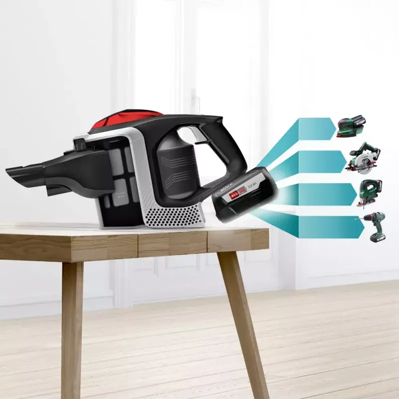 Bosch BSS81POW1 stick vacuum/electric broom baterija Dry Melns 5 Ah
