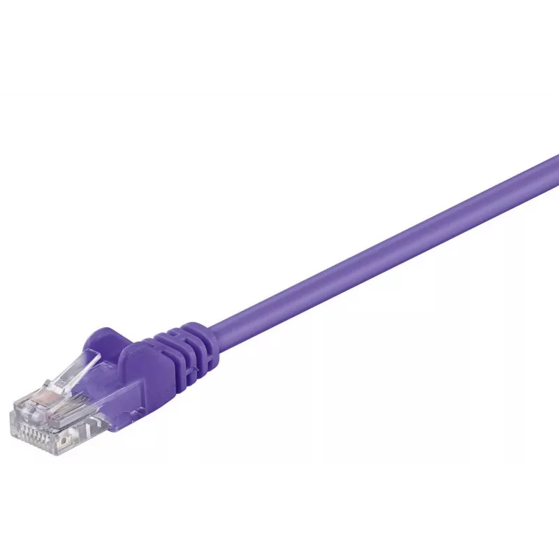 Microconnect B-UTP502P tīkla kabelis, violets, 2 m, Cat5e, U/UTP (UTP)
