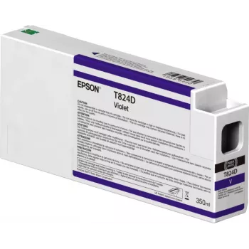 Epson Singlepack Violet T824D00 UltraChrome HDX 350ml, Violeta, pigmenta bāzes tinte, 350 ml, 1 gab.