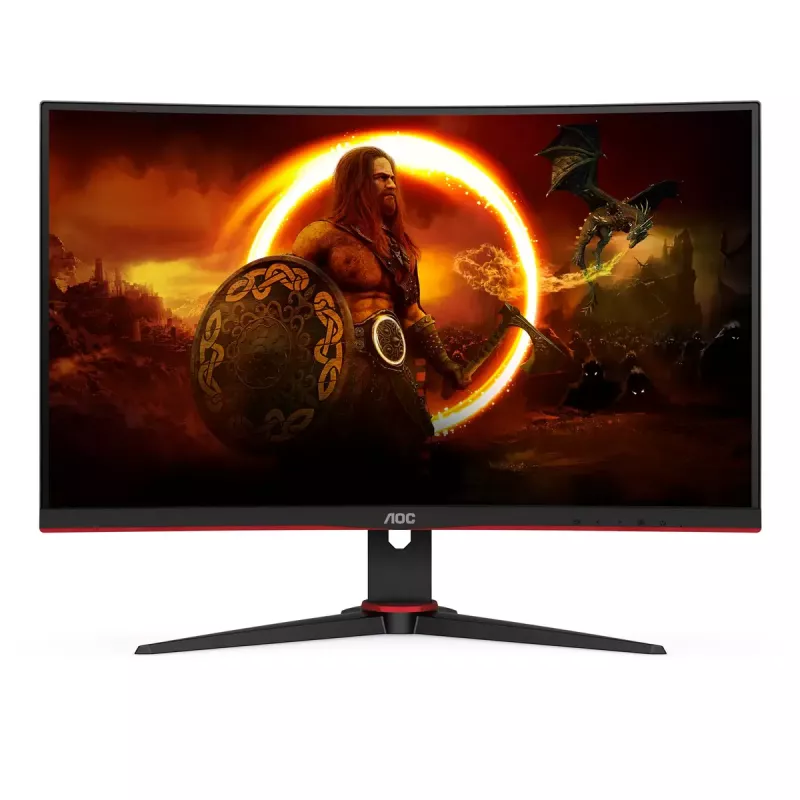 AOC G2 C27G2E/BK datora monitors 68,6 cm (27 colli) 1920 x 1080 pikseļi Full HD Melns, Sarkans