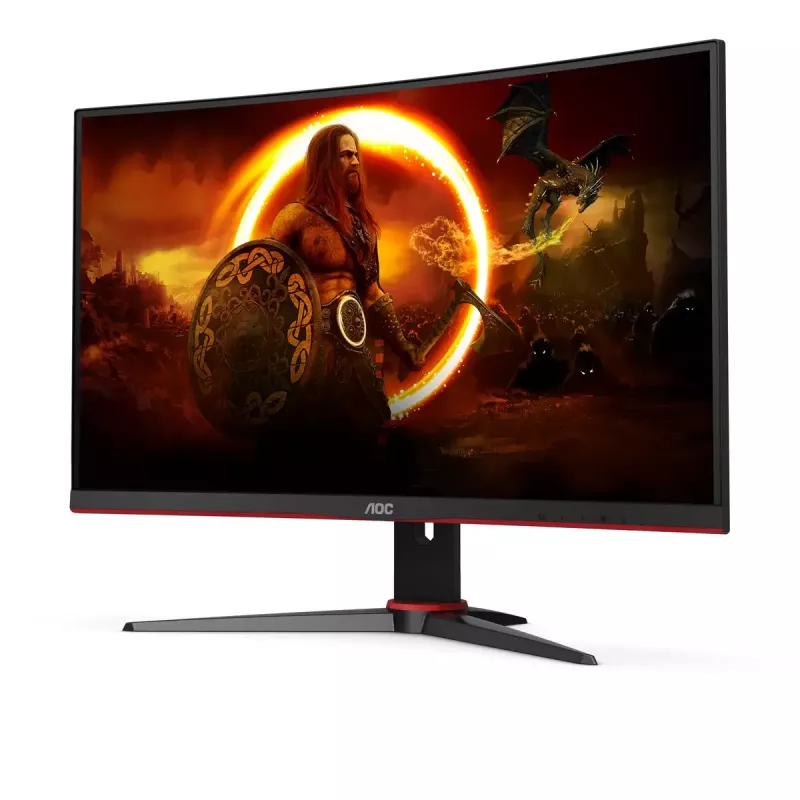 AOC G2 C27G2E/BK datora monitors 68,6 cm (27 colli) 1920 x 1080 pikseļi Full HD Melns, Sarkans