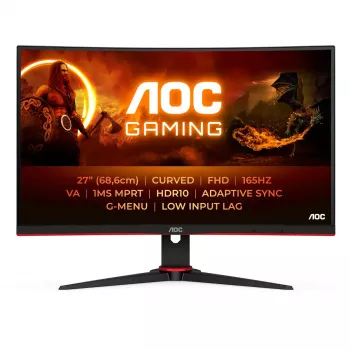 AOC G2 C27G2E/BK datora monitors 68,6 cm (27 colli) 1920 x 1080 pikseļi Full HD Melns, Sarkans
