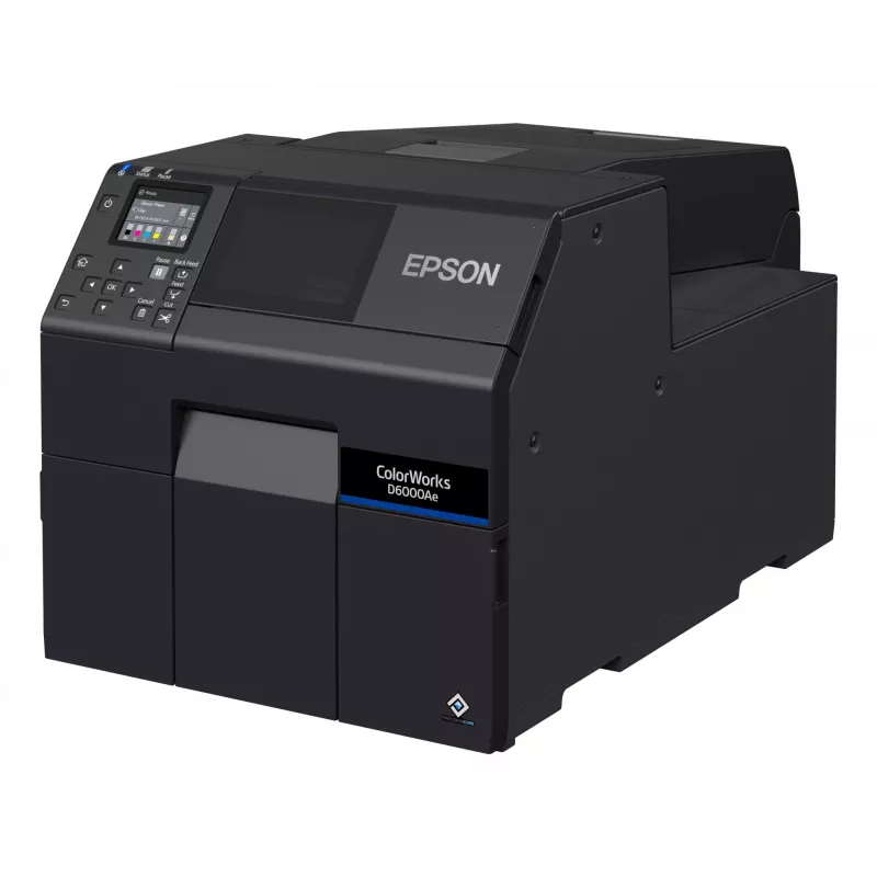 Epson ColorWorks D6000Ae etiķešu printeris Termiskā pārnese Krāsains 1200 x 1200 DPI 119 mm/s Vadu Ethernet LAN