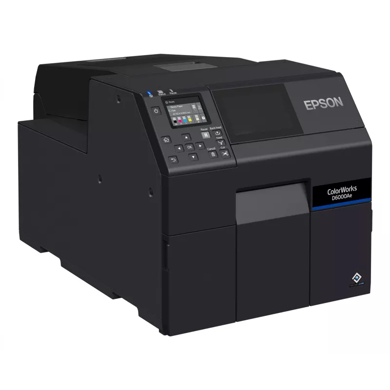 Epson ColorWorks D6000Ae etiķešu printeris Termiskā pārnese Krāsains 1200 x 1200 DPI 119 mm/s Vadu Ethernet LAN