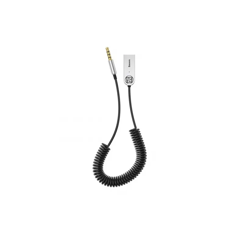 Audio kabelis Baseus CABA01-01 0,5m 3,5mm USB Type-A Melns