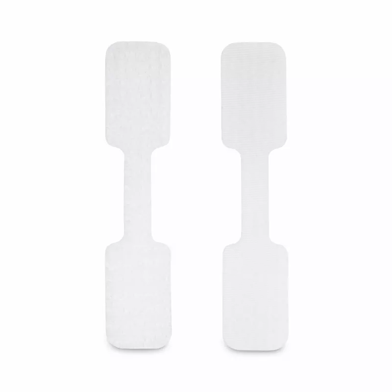 StarTech.com 3,5 collu (9 cm) kabeļu uzlīmes, 100 gab. iepakojums, baltas, āķis-āķis stiprinājuma kabeļu birkas, rakstāmās vadu uzlīmes kabeļu pārvaldībai, vadu identifikācijas birkas