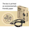 CLUB3D USB Type C + HDMI™ + MiniDisplayPort™ 1.2 to HDMI™ 4K60Hz HDR M/M Active Adapter 32AWG