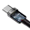 Baseus Cafule USB kabelis USB 2.0 2 m USB C Melns
