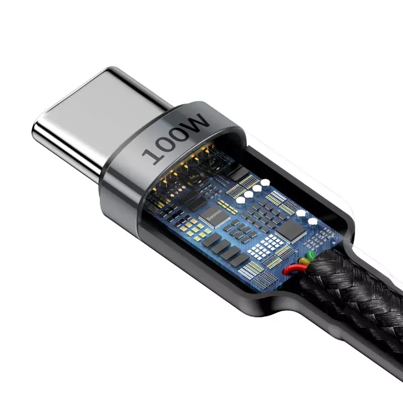 Baseus Cafule USB kabelis USB 2.0 2 m USB C Melns