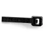 StarTech.com 100-Pack 6 inch(15cm) kabelis Ties - 1/8 inch(3.6mm) wide, 1-3/8 inch(39mm) Bundle Diameter, 40lb(18kg) Tensile Strength, Nylon Self Locking Zip Ties with Curved Tip, UL Listed, Melns - TAA