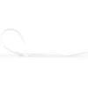 StarTech.com 8 collu (20 cm) kabeļu saites – 1/8 collas (4 mm) platas, 2-1/8 collas (55 mm) saišķa diametrs, 50 mārciņas (22 kg) stiepes izturība, neilona pašbloķējošās rāvējslēdzēja saites ar izliektu galu – 94V-2/UL sarakstā, 100 gab. iepakojums – balta