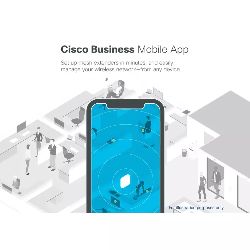 Piekļuves punkts Cisco Business 140AC 2.4GHz 5GHz 802.11ac
