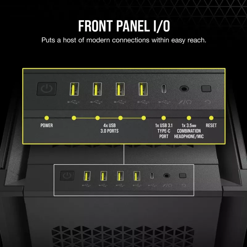 PC Case Corsair 7000D Airflow Full Tower Melns