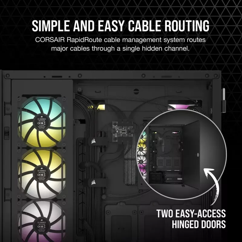 PC Case Corsair 7000D Airflow Full Tower Melns