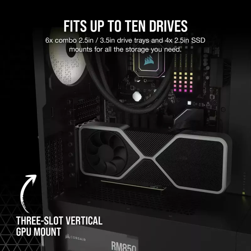 PC Case Corsair 7000D Airflow Full Tower Melns