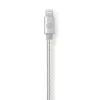 Nedis CCTB39940AL10 Lightning kabelis 1m alumīnijs 3,5 mm savienotājs