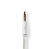 Nedis CCTB39940AL10 Lightning kabelis 1m alumīnijs 3,5 mm savienotājs