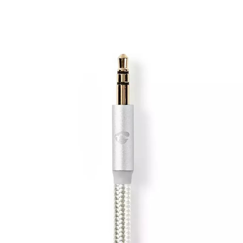 Nedis CCTB39940AL10 Lightning kabelis 1m alumīnijs 3,5 mm savienotājs