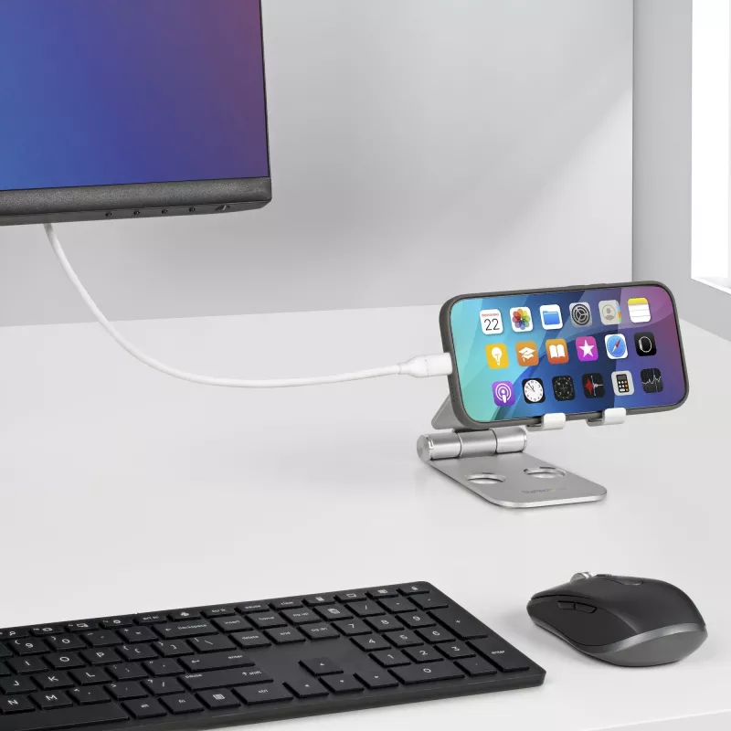StarTech.com 6 pēdu (2 m) USB-C uz DisplayPort 1.2 kabelis, divvirzienu, 4K 60 Hz, balts video adaptera vads Apple MacBook Pro / Air M1 M2 M3 M4, Mac Mini / Studio, Thunderbolt saderīgs