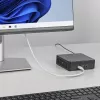 StarTech.com 6 pēdu (2 m) USB-C uz DisplayPort 1.2 kabelis, divvirzienu, 4K 60 Hz, balts video adaptera vads Apple MacBook Pro / Air M1 M2 M3 M4, Mac Mini / Studio, Thunderbolt saderīgs