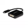 StarTech.com USB C–DVI adapteris – melns – 1920x1200 – USB Type-C video pārveidotājs jūsu DVI-D displejam/monitoram/projektoram – uzlabotā versija ir CDP2DVIEC