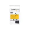 StarTech.com USB C–DVI adapteris – melns – 1920x1200 – USB Type-C video pārveidotājs jūsu DVI-D displejam/monitoram/projektoram – uzlabotā versija ir CDP2DVIEC