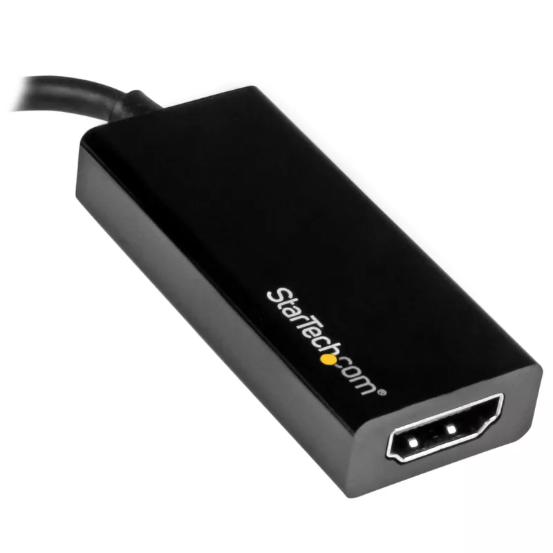StarTech.com USB-C uz HDMI adapteris ar 4K 30Hz - Melns, 3.2 Gen 2 (3.1 Gen 2), USB Type-C, HDMI izeja, 3840 x 2160 pikseļi