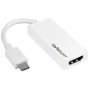 StarTech.com USB-C uz HDMI adapteris - balts - 4K 60Hz, USB Type-C, HDMI izeja, 3840 x 2160 pikseļi
