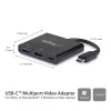 StarTech.com USB-C daudzpieslēgvietu adapteris ar HDMI - USB 3.0 pieslēgvieta - 60 W PD - melns