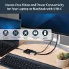StarTech.com USB-C daudzpieslēgvietu adapteris ar HDMI - USB 3.0 pieslēgvieta - 60 W PD - melns