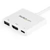 StarTech.com USB-C Multiport Adapter with HDMI - USB 3.0 Port - 60W PD - balta