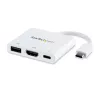 StarTech.com USB-C Multiport Adapter with HDMI - USB 3.0 Port - 60W PD - balta