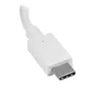 StarTech.com USB-C uz HDMI adapteris ar 4K 30Hz - Balts, USB Type-C, HDMI izeja, 3840 x 2160 pikseļi