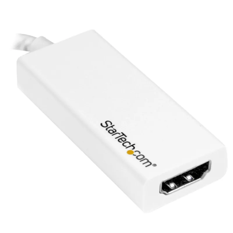 StarTech.com USB-C uz HDMI adapteris ar 4K 30Hz - Balts, USB Type-C, HDMI izeja, 3840 x 2160 pikseļi