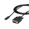 StarTech.com 6 pēdu/2 m USB C uz VGA kabelis - 1920x1200/1080p USB Type C uz VGA video aktīvais adaptera kabelis - Thunderbolt 3 saderīgs - Klēpjdators uz VGA monitoru/projektoru - DP Alt Mode HBR2