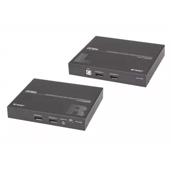ATEN USB DisplayPort divu skatu HDBaseT™ 2.0 KVM paplašinātājs (4K@100m vienam skatam)