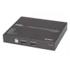 ATEN USB DisplayPort divu skatu HDBaseT™ 2.0 KVM paplašinātājs (4K@100m vienam skatam)