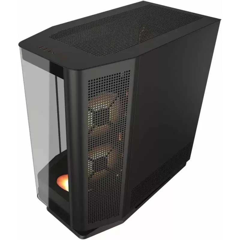 Datora korpuss COUGAR FV270 RGB, mid tower, melns