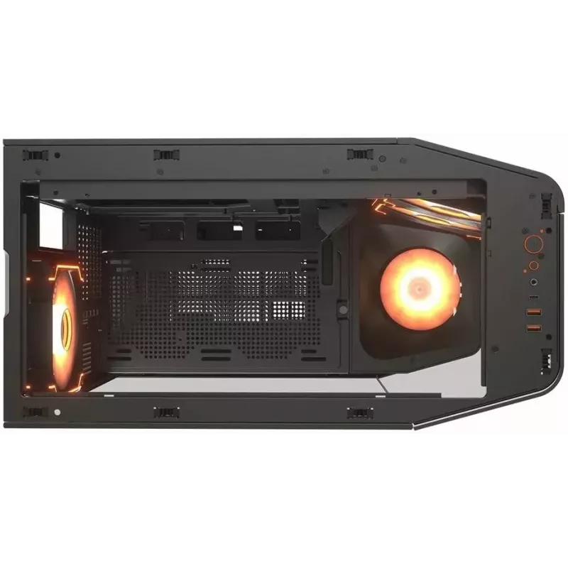 Datora korpuss COUGAR FV270 RGB, mid tower, melns